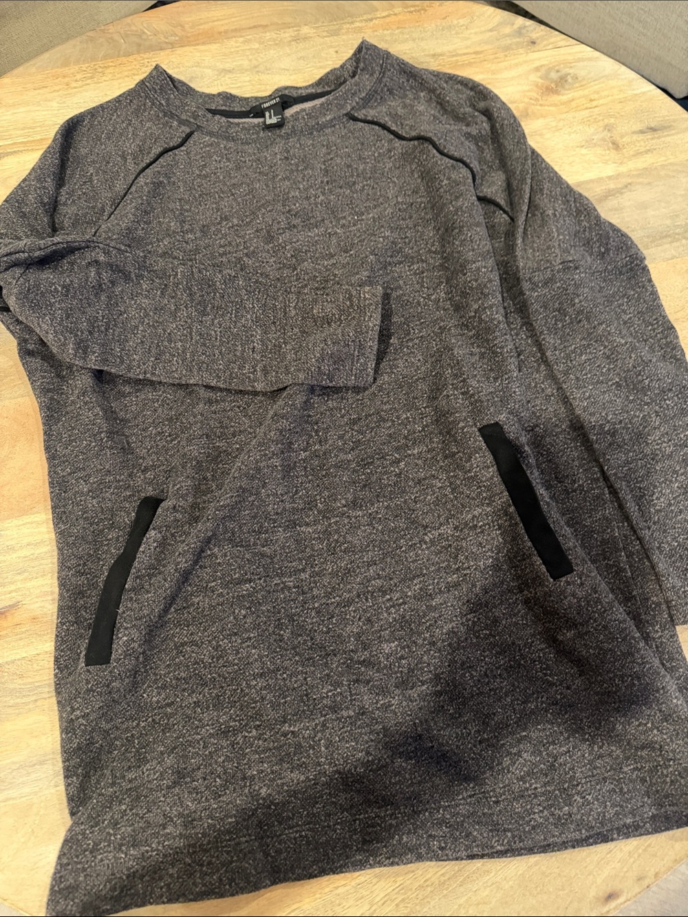 Forever 21 size small dark grey sweater/tshirt